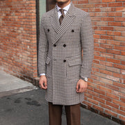 thick houndstooth vintage coat, view 2 - MRSLM