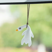 swinging duck car ornament, view 2 - MRSLM