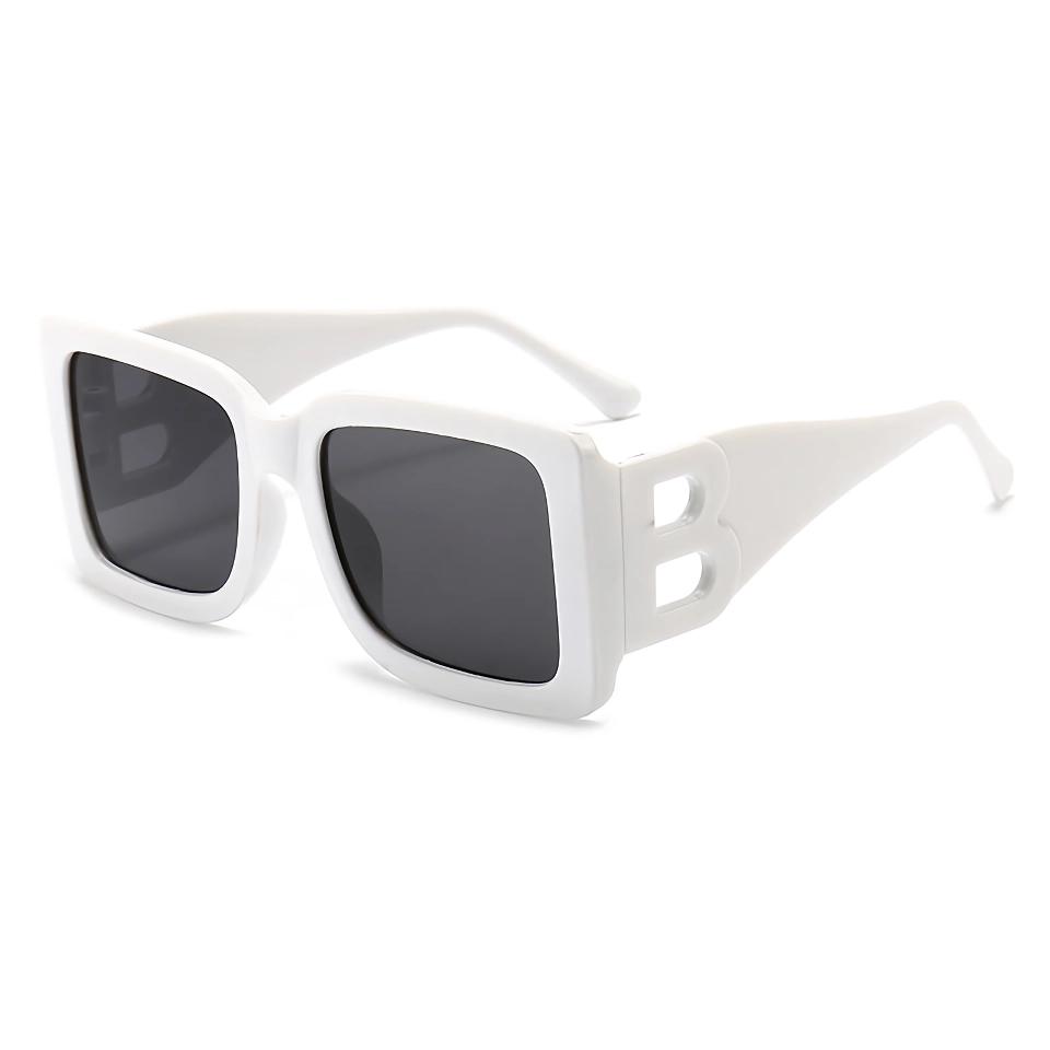 UV400 Stylish Rectangular Frame Oversized Sunglasses