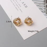 Geometric statement earrings, view 5 - MRSLM