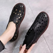 floral slip-on flat sandals, view 6 - MRSLM