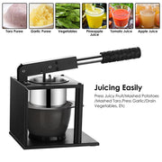 stainless steel manual citrus juicer, view 4 - MRSLM