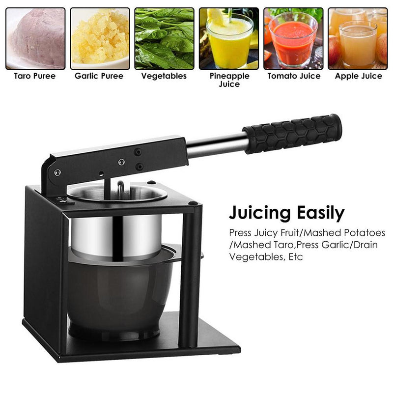 stainless steel manual citrus juicer, view 4 - MRSLM