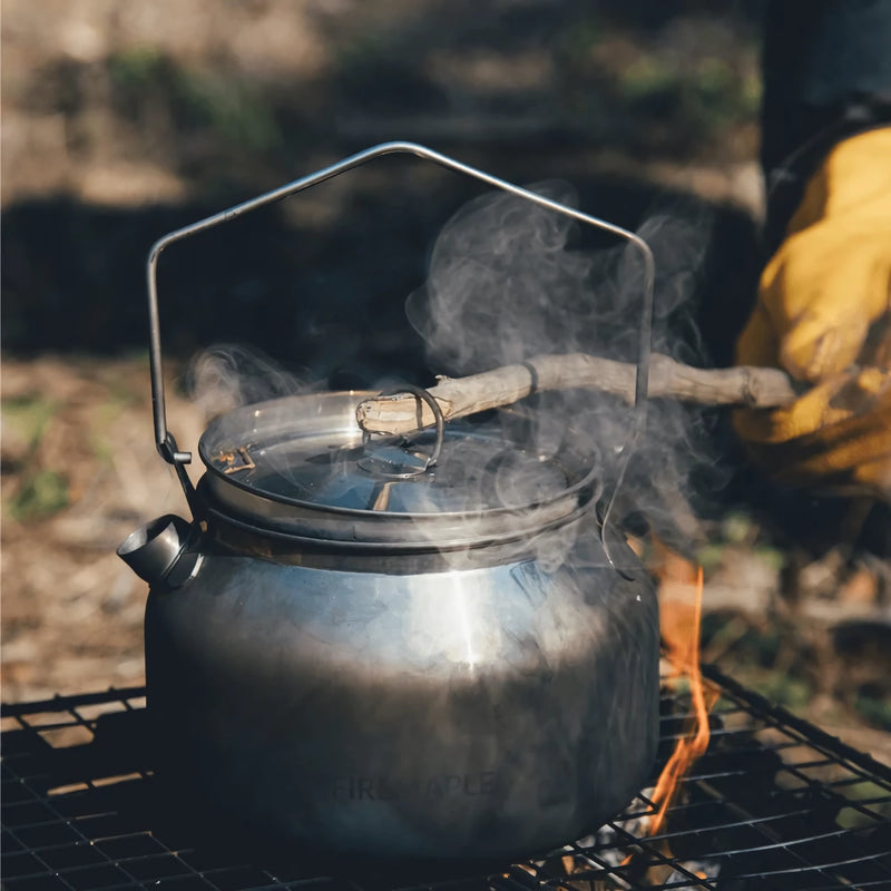 1.2l stainless steel camping kettle, view 5 - MRSLM