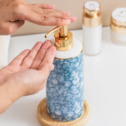 nordic style ceramic soap dispenser, view 10 - MRSLM