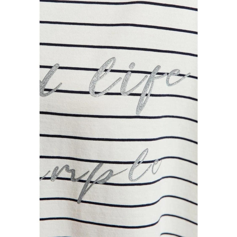 Casual striped cotton t-shirt, view 8 - MRSLM