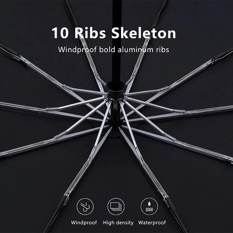 Automatic Windproof Golf Umbrella for Men – Luxury Business Parasol
