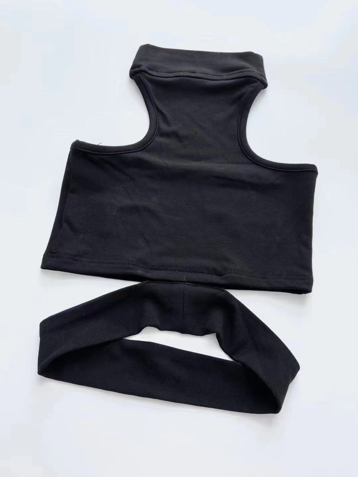 Black Inner Vest Without Spaghetti-strap Strap Summer Sexy