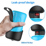 portable dog water bottle, view 7 - MRSLM