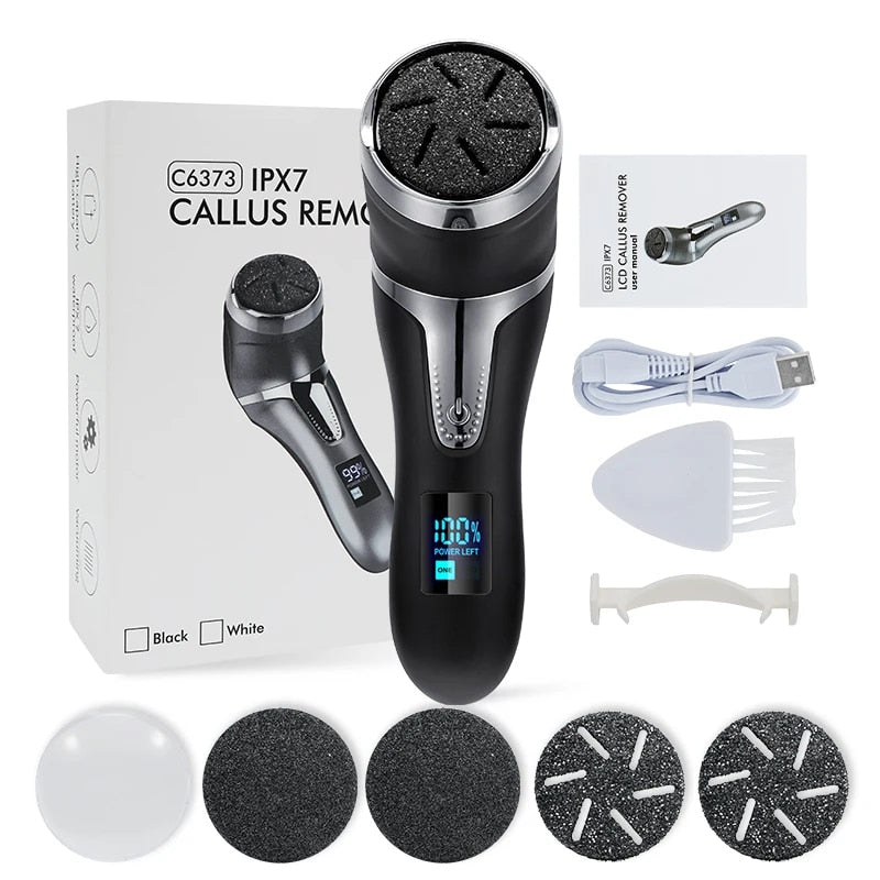 Luxury Electric Foot Care Kit: Callus Remover & Skin Smoother