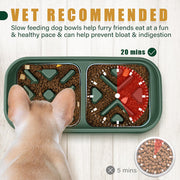 3-in-1 adjustable stainless steel elevated pet bowl set, view 6 - MRSLM