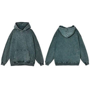 Vintage washed heavy cotton hoodie, view 6 - MRSLM