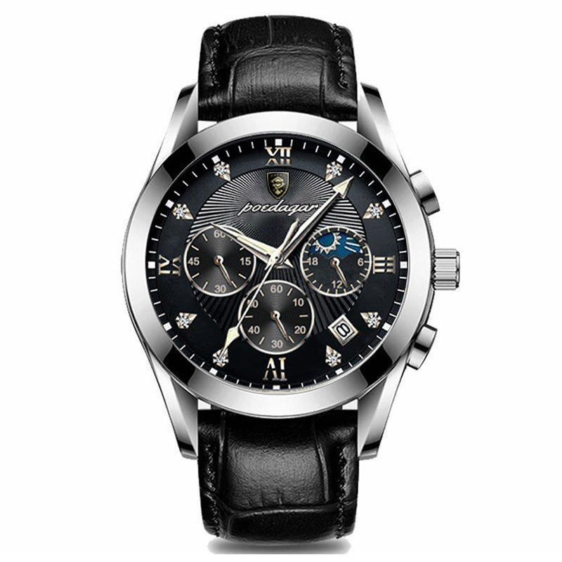 men's luminous quartz watch, view 5 - MRSLM