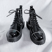 vintage ankle boots with zipper, view 8 - MRSLM
