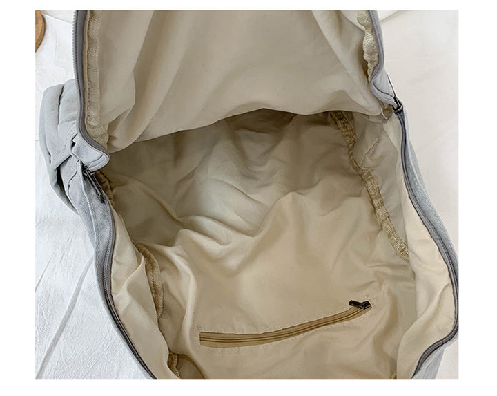 Retro Large Capacity Lazy Washed Canvas Backpack