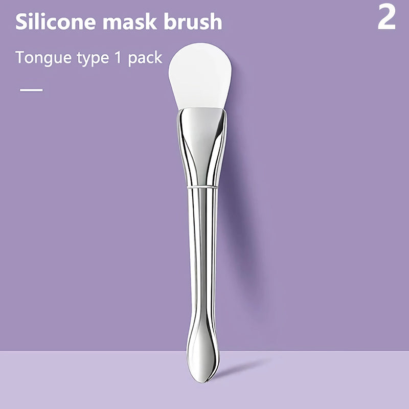 silicone makeup and mask brush, view 3 - MRSLM