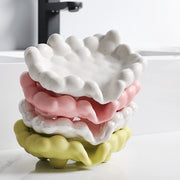 ceramic cloud drain soap dish, view 6 - MRSLM