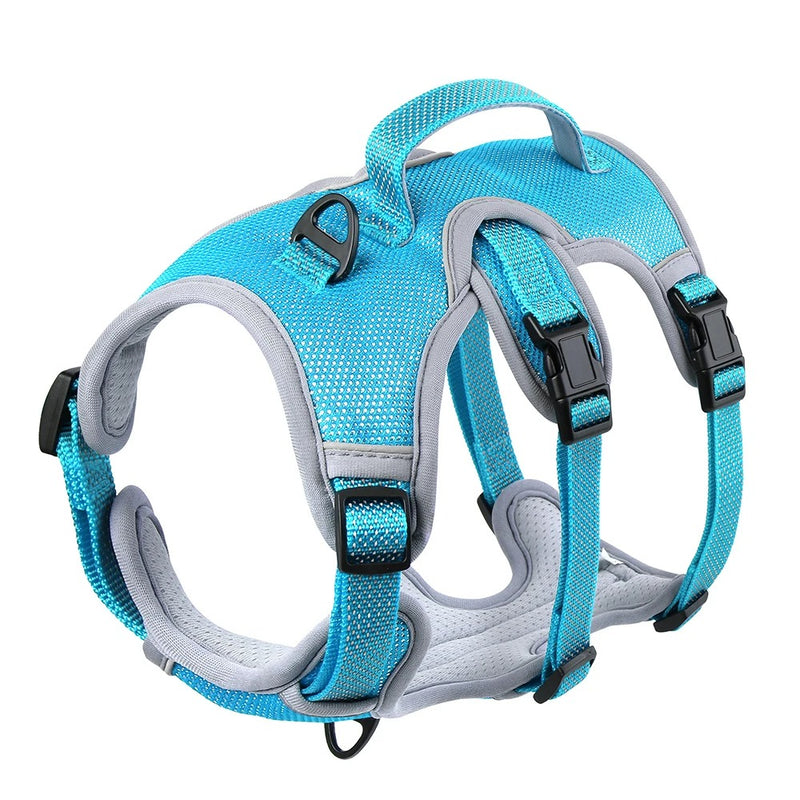 adjustable reflective dog harness, view 3 - MRSLM