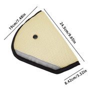 child seat belt pad and clip, view 3 - MRSLM