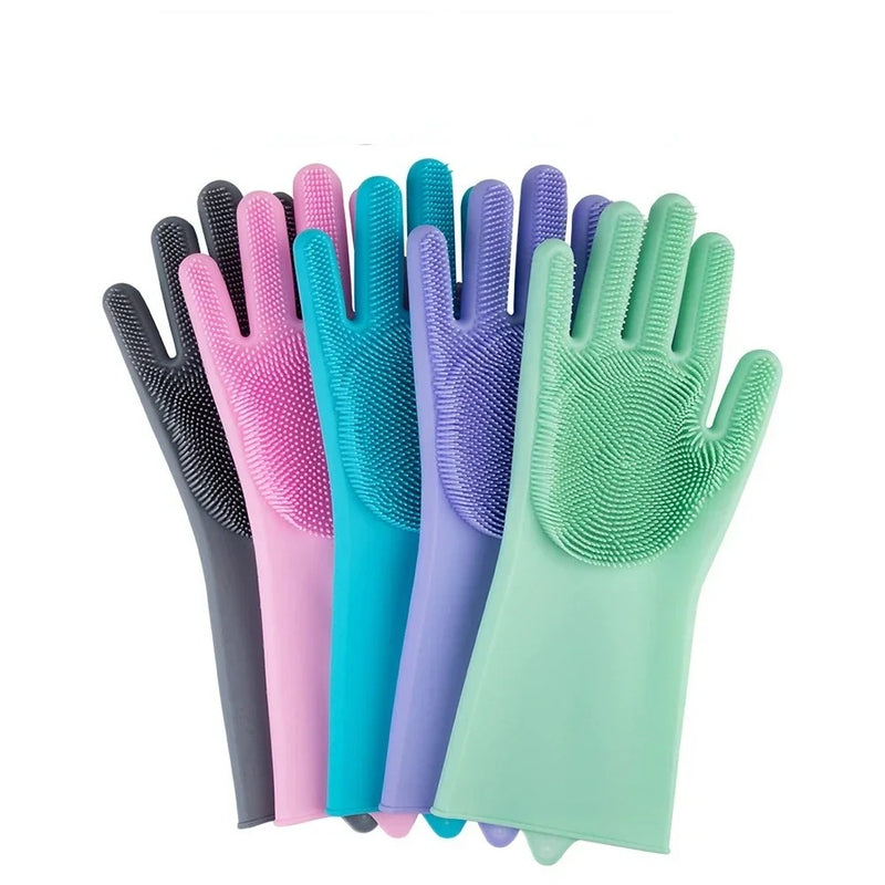 pet grooming silicone gloves - MRSLM