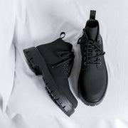 men's vintage leather ankle boots, view 7 - MRSLM