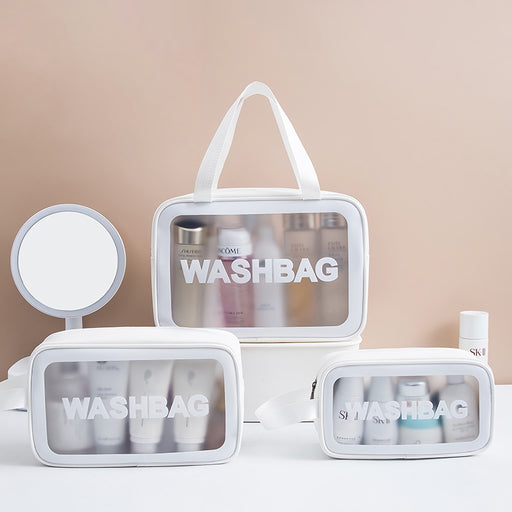 large capacity waterproof travel makeup bag, view 2 - MRSLM