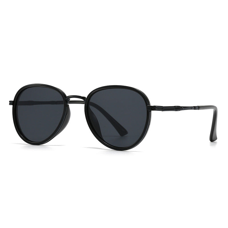 retro gradient pilot sunglasses, view 5 - MRSLM