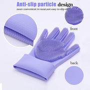 pet grooming silicone gloves, view 11 - MRSLM