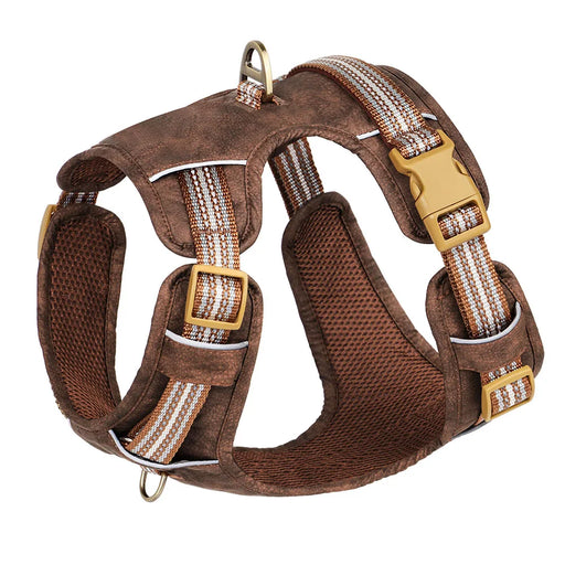 waterproof reflective dog harness, view 2 - MRSLM