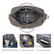 waterproof nylon duffel tote for women, view 6 - MRSLM