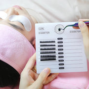 acrylic false eyelashes palette with tick mark stand - MRSLM