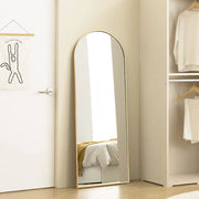arched full length mirror with stand, view 2 - MRSLM