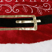 red christmas tree skirt, view 3 - MRSLM