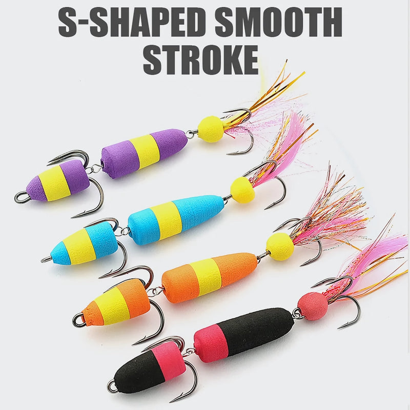 multicolor soft fishing lure, view 10 - MRSLM