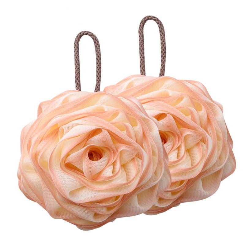 2 Stück Duschschwamm in Blumenform