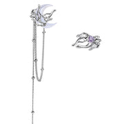 women's non-pierced tassel earrings, view 6 - MRSLM