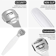 pedicure callus shaver with blades, view 3 - MRSLM