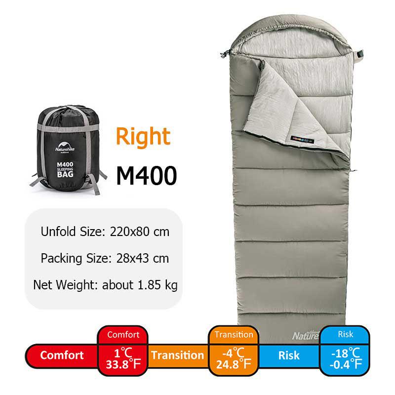 lightweight double camping sleeping bag, view 2 - MRSLM