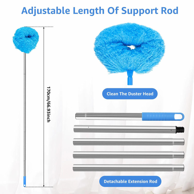 telescopic ceiling fan duster, view 3 - MRSLM