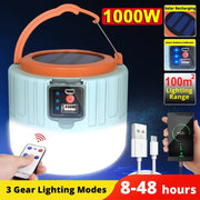 solar camping lantern with power bank, view 2 - MRSLM