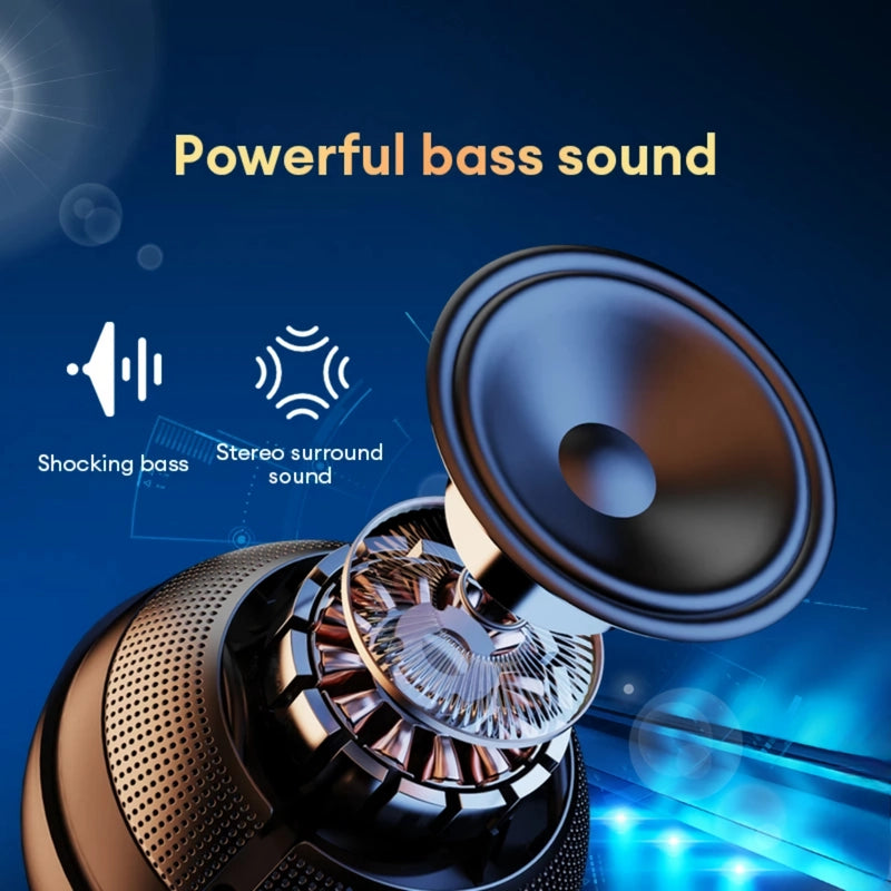 bluetooth 5.3 portable speaker with subwoofer, view 7 - MRSLM