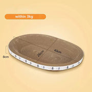 corrugated cat scratcher, view 2 - MRSLM