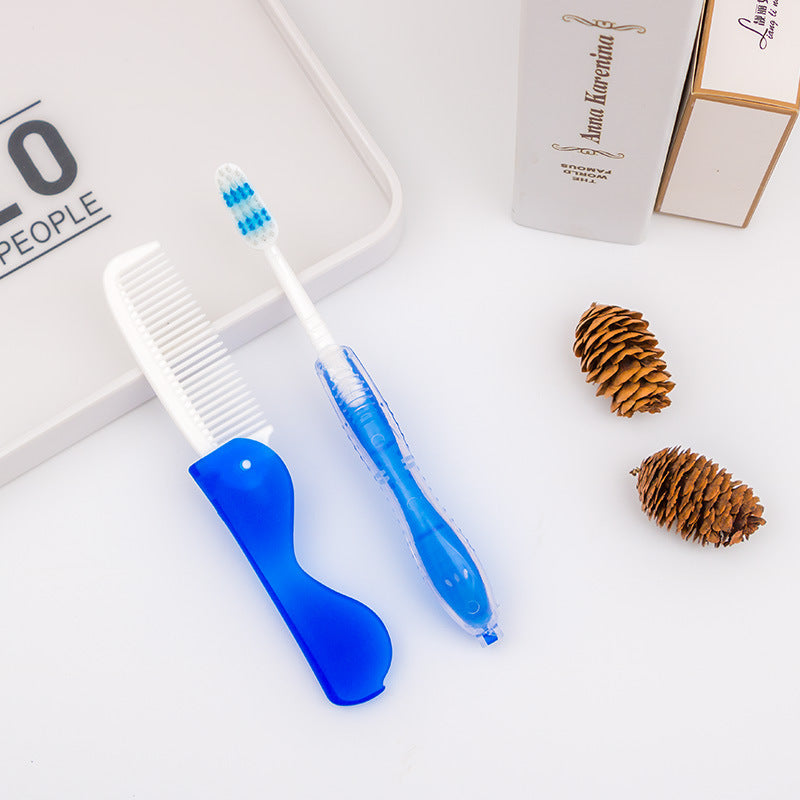 portable foldable travel toothbrush, view 5 - MRSLM