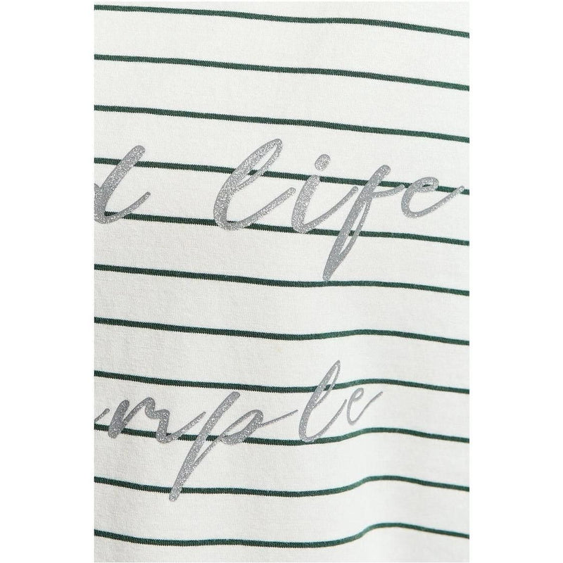 Casual striped cotton t-shirt, view 10 - MRSLM