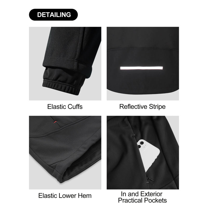 men's hooded cycling windbreaker, view 7 - MRSLM