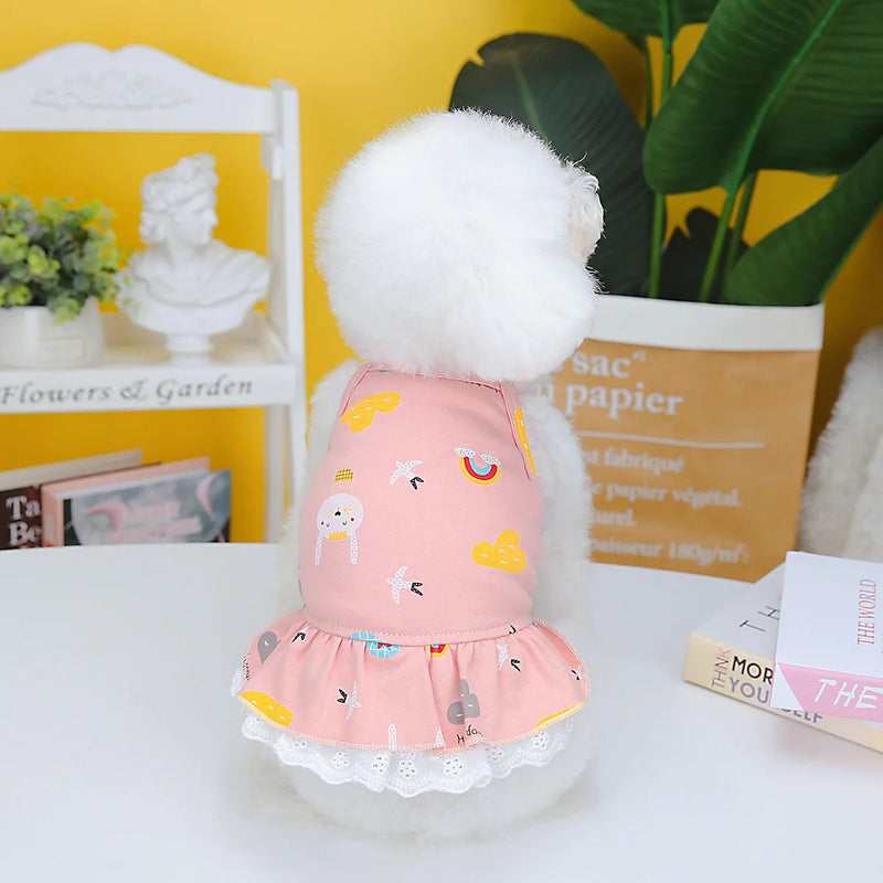 summer pet dress for small dogs and cats, view 8 - MRSLM