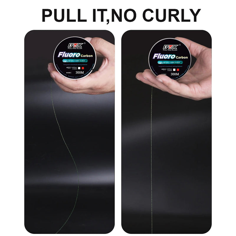 invisible fluorocarbon fishing line, view 5 - MRSLM