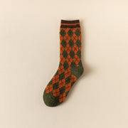 women's winter long wool blend socks, view 5 - MRSLM