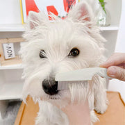 stainless steel pet hair comb, view 9 - MRSLM