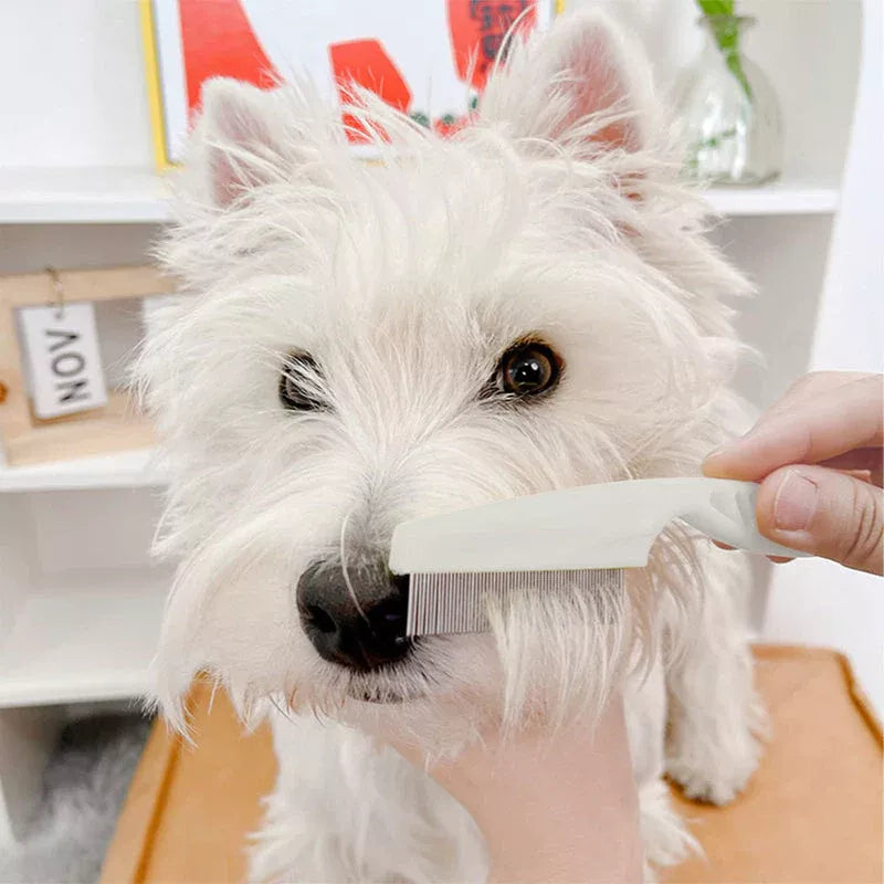 stainless steel pet hair comb, view 9 - MRSLM